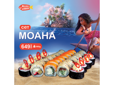 Суши Запорожье, Сет "Моана" (Акція)